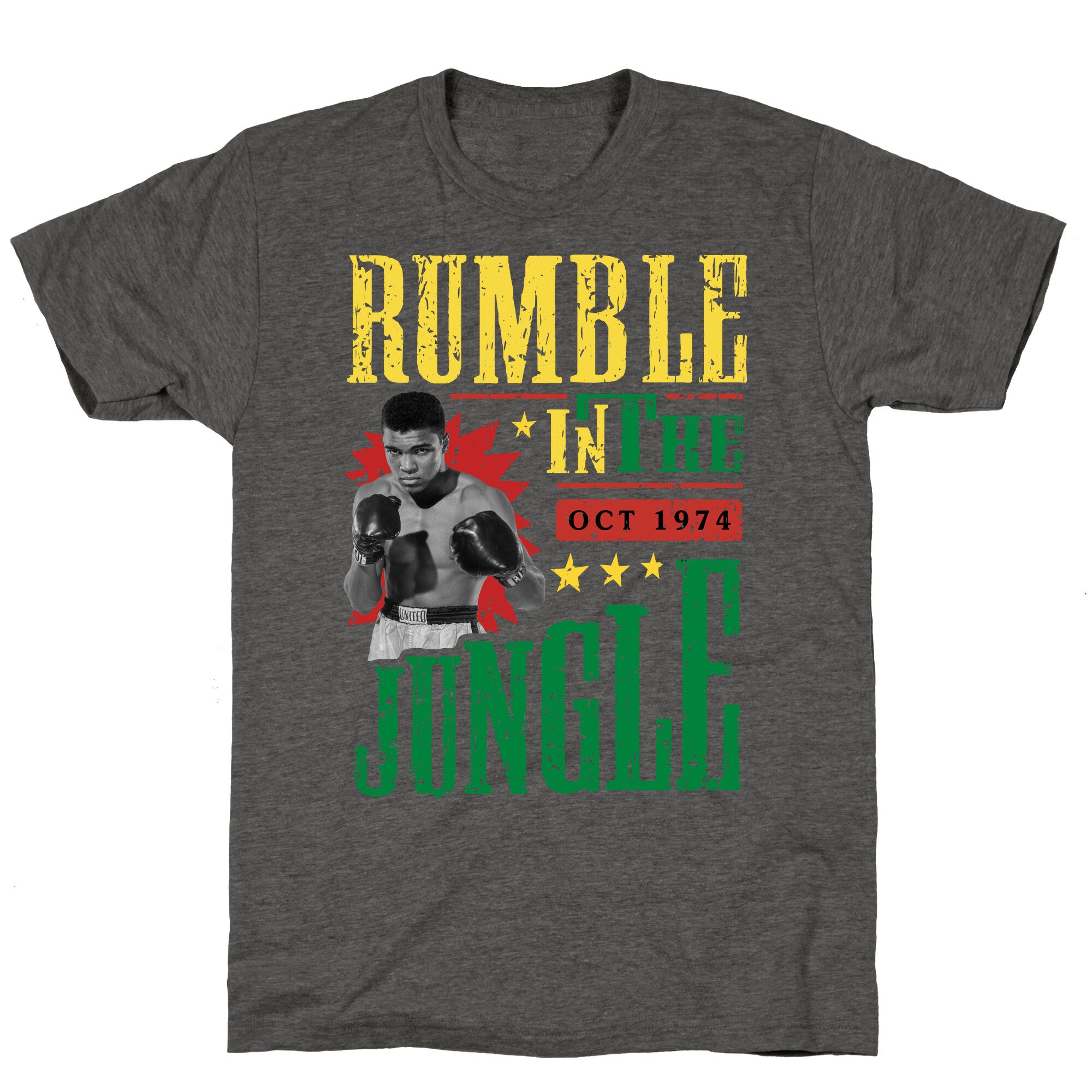 Rumble in the Jungle Unisex Triblend Tee